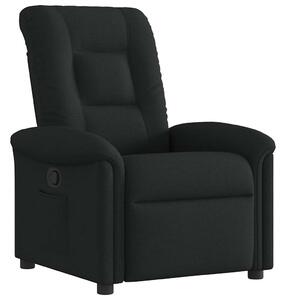 VidaXL fekete szövet dönthető fotel