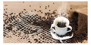 Akril üveg kép Kávé és kávébab