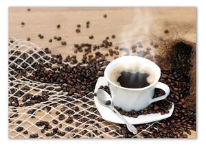 Akril üveg kép Kávé és kávébab