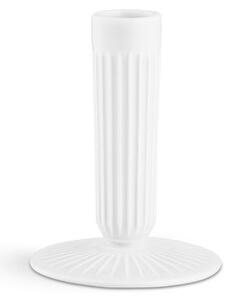 Hammershoi fehér agyagkerámia gyertyatartó, magasság 12 cm - Kähler Design
