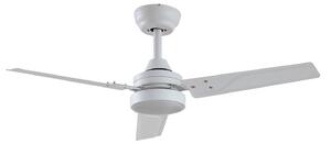 Aerallo LED mennyezeti ventilátor, fehér, CCT, csendes – Lindby Lindby, Aerallo, Fehér, Nappali, Fém, Modern