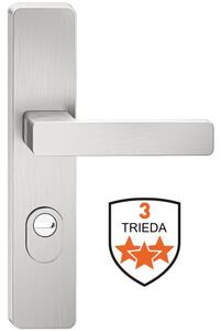 ATLAS biztonsági vasalat INOX RC3 AT92IRC3, 92mm Inox / rozsdamentes hatású max 78mm