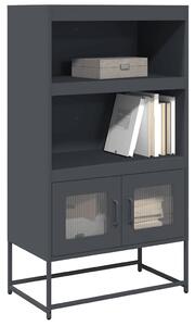 VidaXL Highboard antracit 68x39x123 cm Acél