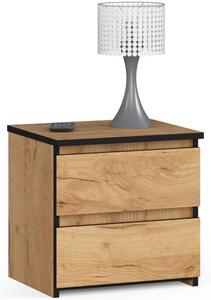 Éjjeliszekrény Cleania CL2 (craft tölgy)