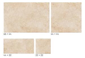 Padló Realonda Modular Borgogna beige 44x66, 44x44, 22x22, 22x44 cm matt MBORGBE