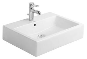 Mosdó Duravit Vero 60x47 cm fehér színben fényes felülettel középső nyílással 0454600000