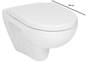 Wc falra szerelhető Jika Lyra plus fehér színben fényes felülettel hátsó kifolyással 2338.2.000.000.1