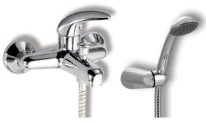 Kád csaptelep Novaservis Metalia 55 zuhanyszettel együtt 150 mm Króm 55020.0