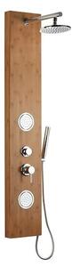 Zuhanypanel SIKO Bamboo Shower egykaros csapteleppel bambusz BAMBOOSHOWER