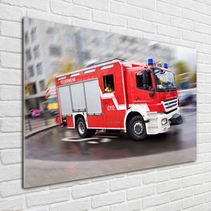 Üvegkép falra Tűzoltóautó