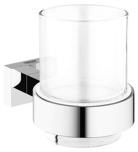 Pohártartó GROHE Essentials Cube pohárral együttkróm 40755001