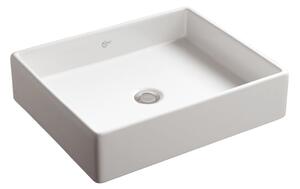 Mosdó lapra Ideal Standard Strada 50x42 cm fehér színben fényes felülettel csaptelep nyílás nélkül K077601