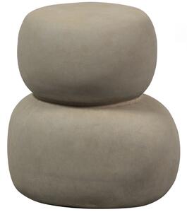WOOOD Szürke beton oldalasztal Creete 30 cm