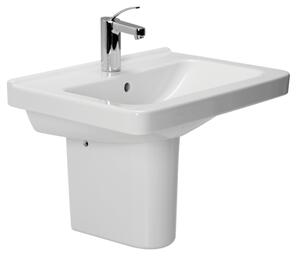 Mosdó Jika Cubito 85x48,5 cm fehér színben fényes felülettel középső nyílással 1042.6.000.104.1