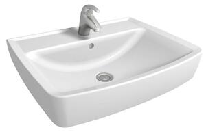Mosdó bútorba Kolo Rekord 50x38 cm fehér színben fényes felülettel középső nyílással K91952000