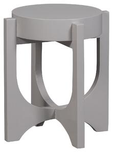 WOOOD Upco II világosszürke fa kisasztal. 35 cm