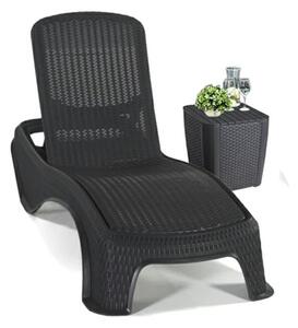 Atlantic kerti nyugágy set Luzon asztallal