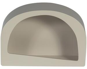 WOOOD Naumo bézs fa falipolc 35 x 24 cm