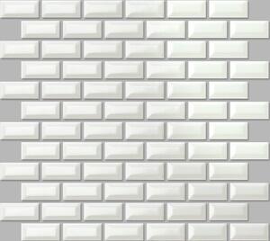 Mozaik Premium Mosaic fehér 30x30 cm fényes MOS2348WH