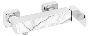 Zuhany csaptelep SIKO Elements zuhanyszett nélkül 150 mm fehér márvány dekor SIKOBSEL268DMB