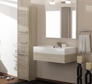 Aldabra S43 fürdőszoba szekrény, 40x170x30 cm, sonoma