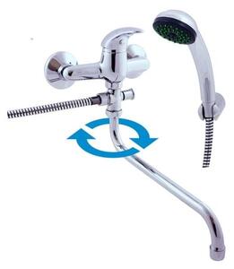 Kád csaptelep RAV SLEZÁK SÁZAVA zuhanyszettel együtt 150 mm króm SA056.51