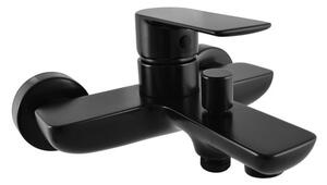 Kád csaptelep RAV SLEZÁK VLTAVA zuhanyszett nélkül 150 mm fekete matt VT454.5CMAT