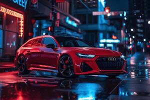 Kép piros Audi - RS6 Legacy Edition