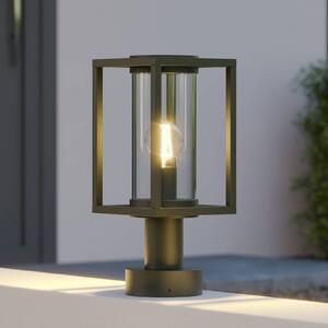 Lucande Ferda talapzati világítás, 37 cm, antracit, IP44
