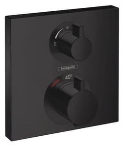Zuhany és fürdő csaptelep Hansgrohe Ecostat Square vakolat alatti rész nélkül matt fekete 15714670