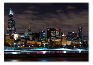 Akrilüveg fotó Chicago éjjel