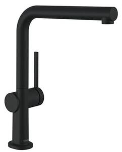 Mosogató csaptelep Hansgrohe Talis forgó karral matt fekete 72840670