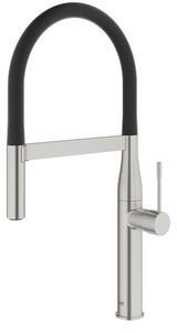 Mosogató csaptelep GROHE Essence New kihúzható zuhannyal supersteel 30294DC0