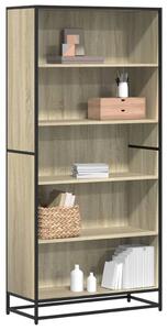 VidaXL sonoma tölgy színű szerelt fa könyvszekrény 80,5x35x170,5 cm
