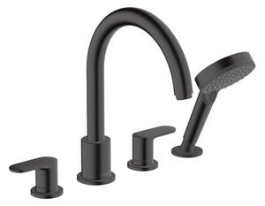 Kád csaptelep Hansgrohe Vernis Blend zuhanyszettel együtt fekete matt 71456670