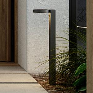 Nordlux LED es napelemes ösvény világítás Rica Round, kerek, Fekete, fém, Modern
