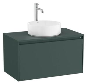 Fürdőszobaszekrény mosdó alá Roca ONA 79,4x44,3x45,7 cm zöld mat ONADESK801ZZM