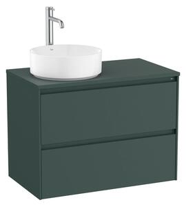 Fürdőszobaszekrény mosdó alá Roca ONA 79,4x58,3x45,7 cm zöld mat ONADESK802ZZML