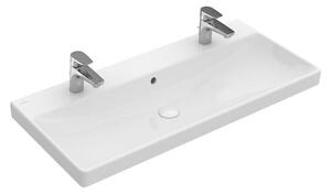 Mosdó Villeroy & Boch Avento 100x47 cm fehér színben fényes felülettel két nyílás a csaptelep számára 4156A401