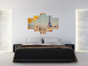 Modern festmény - Párizs - Eiffel -torony (150x105cm)