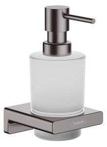 Szappanadagoló Hansgrohe AddStoris tartóval csiszolt fekete króm színű 41745340