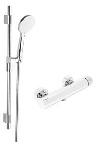 Zuhany csaptelep SAT Evolution zuhanyszettel együtt 150 mm króm SATBSEVO268SET