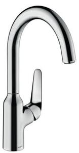 Mosogató csaptelep Hansgrohe Focus forgó karral króm 71802000
