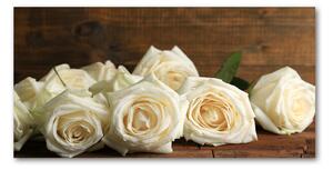 Akrilkép Fehér rózsák