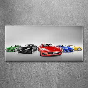 Akrilüveg fotó Színes autók