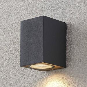 Lucande fali spotlámpa Lavina, 10 cm, antracit, GU10, 1-lámpás