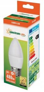 Meleg fényű LED izzó E-27 230V 6W 13061