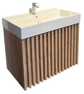 Fürdőszobaszekrény fürdőszobaszekrény SAT Delano 80x56x46 cm fürdőszobaszekrény mat DELANO80ZDSAT