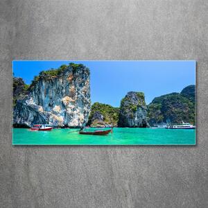 Akril üveg kép Csónakok thaiföld