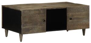 VidaXL világosszürke tömör mangófa dohányzóasztal 100x54x40 cm